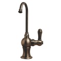 Whitehaus Point Of Use Instant Hot Water Faucet W/ Gooseneck Spout And Self Clos WHFH3-H4130-P